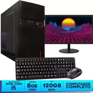 Computador Pc Completo i5 3° Geração 8gb Hd 500GB + Wi-fi