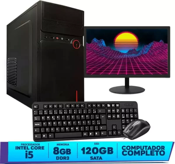 Computador Pc Completo i5 3° Geração 8gb Hd 500GB + Wi-fi