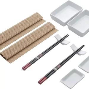 Conjunto 10 Peças para Sushi de Bambu Kyoto - Lyor