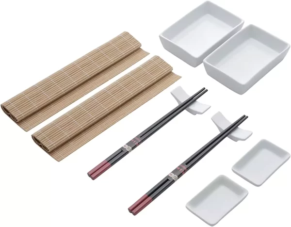 Conjunto 10 Peças para Sushi de Bambu Kyoto - Lyor