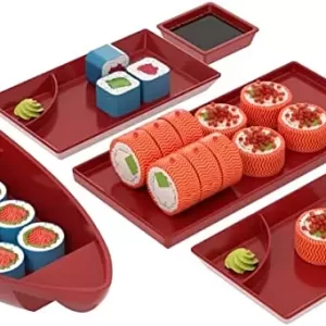 Kit Sushi 6Pcs vemelho